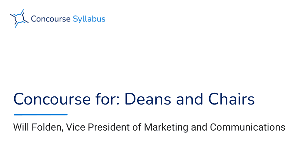 Title slide of webinar