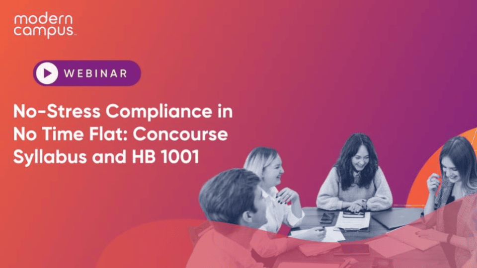 Title slide of webinar
