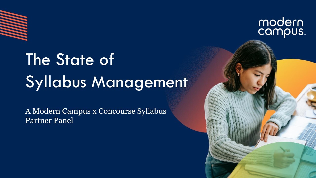 Title slide of webinar