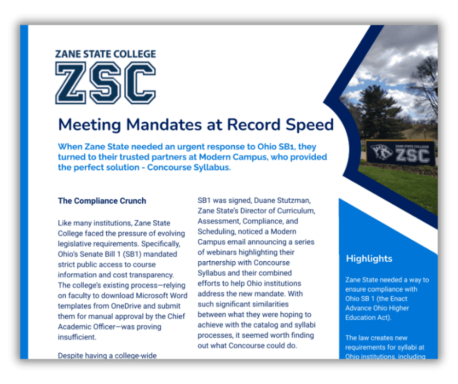 Case study screenshot