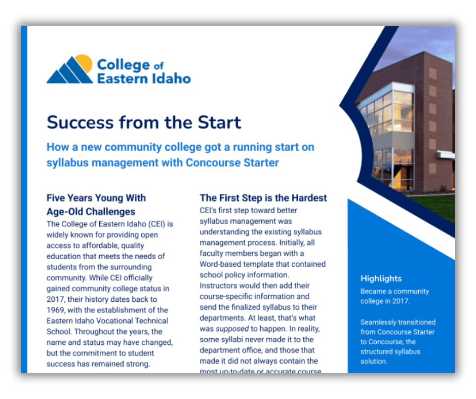 Case study screenshot